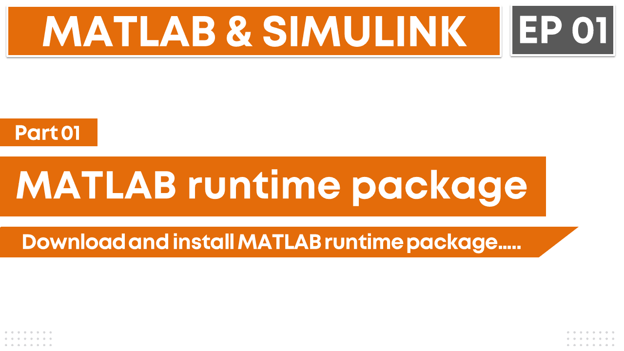 Download and install MATLAB runtime package | MATLAB